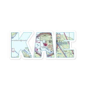 Kake Seaplane Base (KAE) VFR Sectional Sticker
