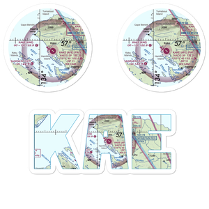 Kake Seaplane Base (KAE) VFR Sectional Sticker Pack