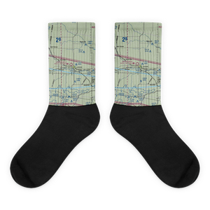 Lincoln Municipal Airport (K71) VFR Sectional Socks