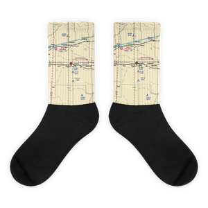 Dighton Airport (K65) VFR Sectional Socks