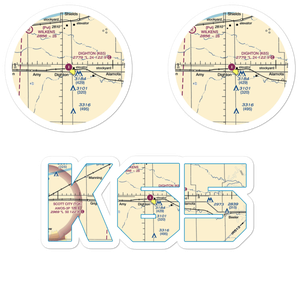 Dighton Airport (K65) VFR Sectional Sticker Pack