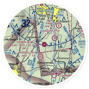 Heber Airpark (K30) VFR Sectional Sticker (20 mile)