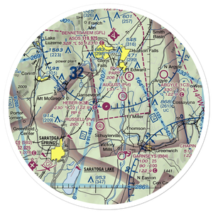 Heber Airpark (K30) VFR Sectional Sticker (30 mile)