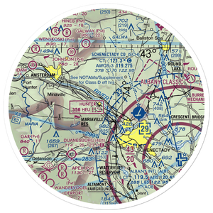 Mohawk Valley Airport (K13) VFR Sectional Sticker (30 mile)
