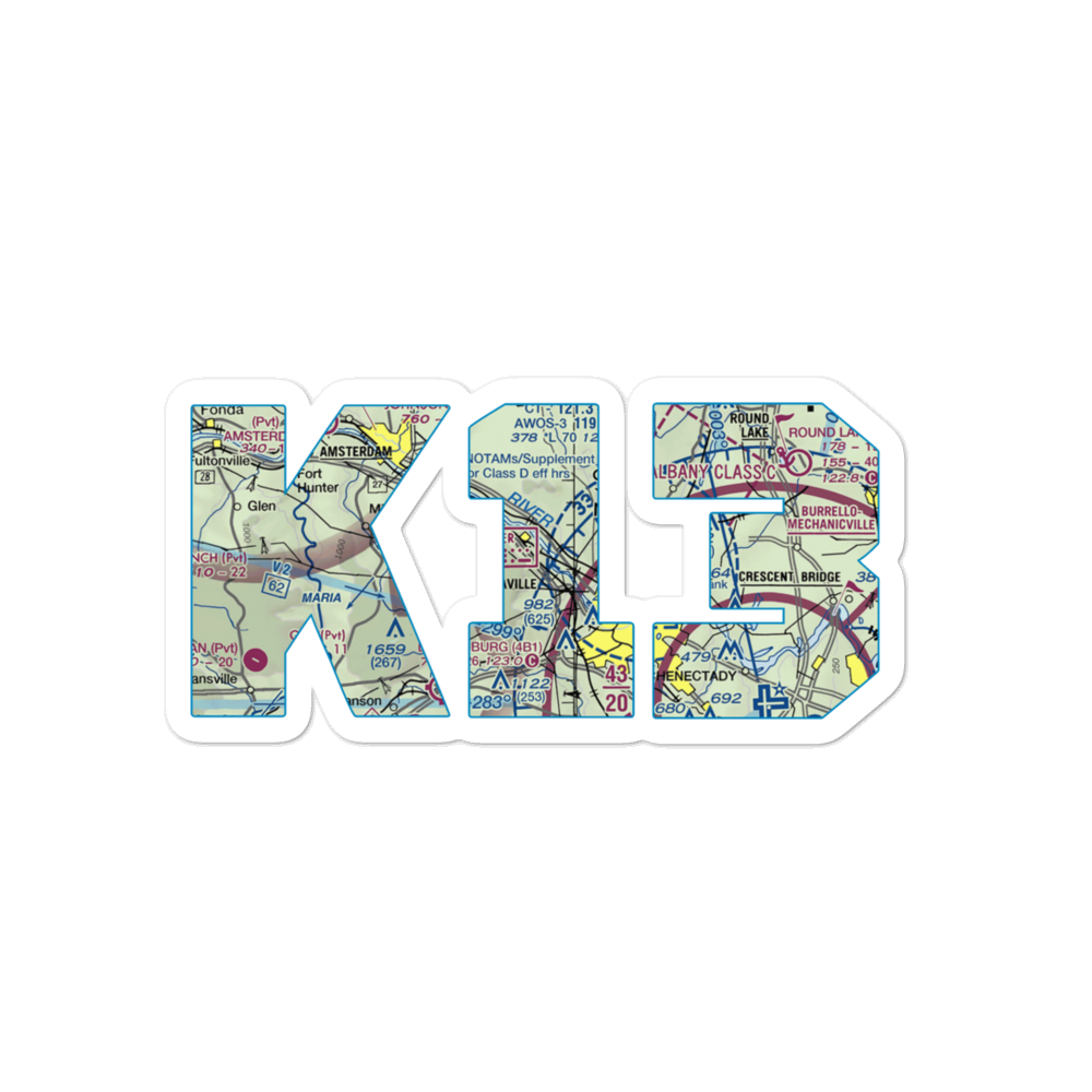 Mohawk Valley Airport (K13) VFR Sectional Sticker 