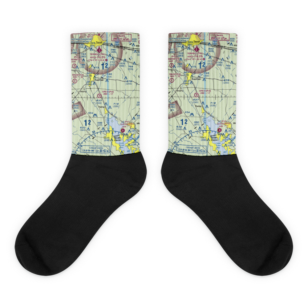 Hall Airport (K00) VFR Sectional Socks 