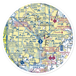 Pentagon Army Heliport (JPN) VFR Sectional Sticker (30 mile)
