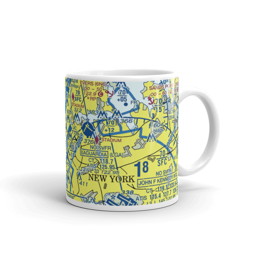 Pan Am Building Heliport (JPB) VFR Sectional  Mug 