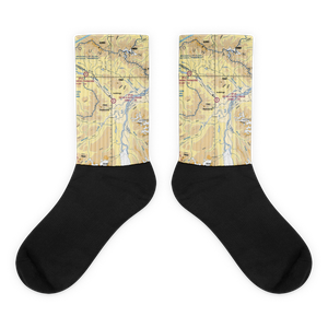 Devils Mountain Lodge Airport (IBN) VFR Sectional Socks