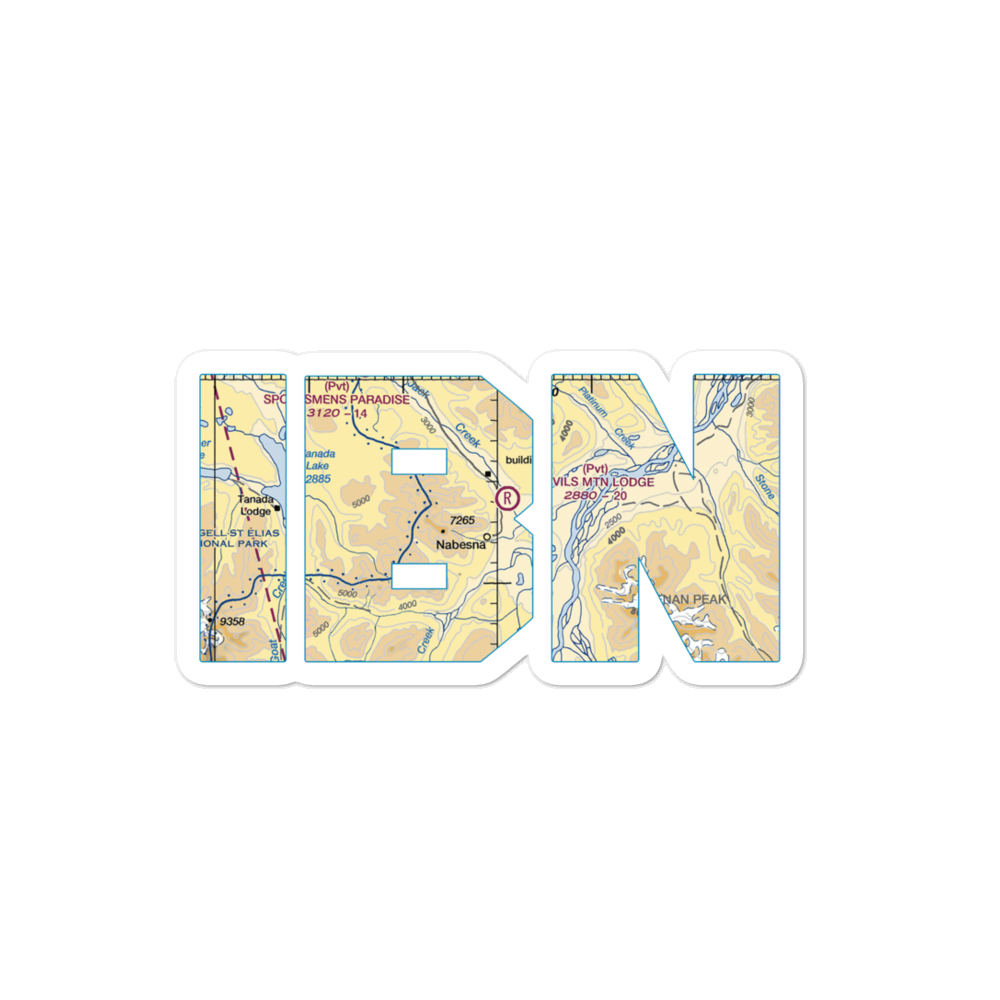Devils Mountain Lodge Airport (IBN) VFR Sectional Sticker 