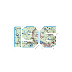 Columbia-Adair Co. Airport (I96) VFR Sectional Sticker