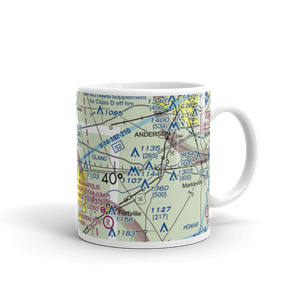 Noblesville Airport (I80) VFR Sectional  Mug