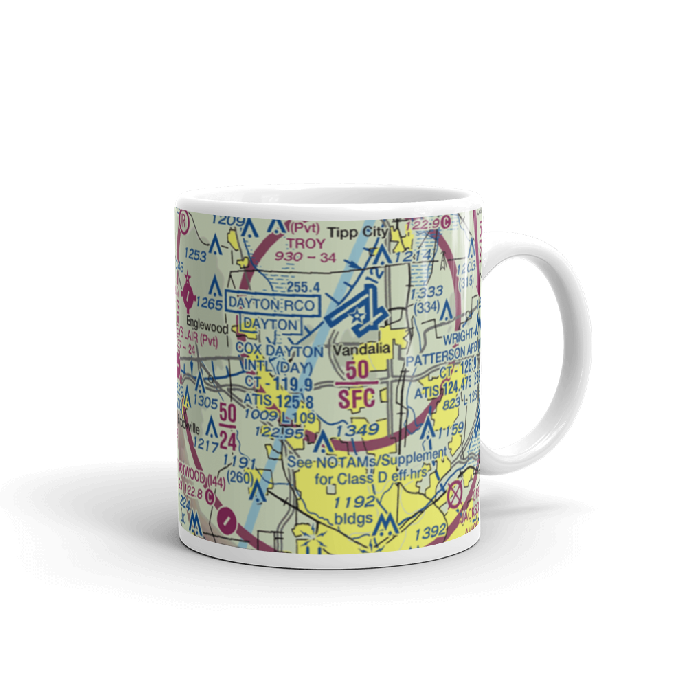 Brookville Air-Park Airport (I62) VFR Sectional  Mug 