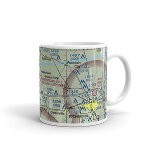 Hagerstown Airport (I61) VFR Sectional  Mug