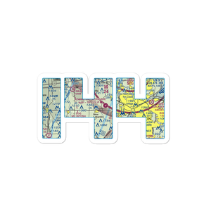 Dahio Trotwood Airport (I44) VFR Sectional Sticker