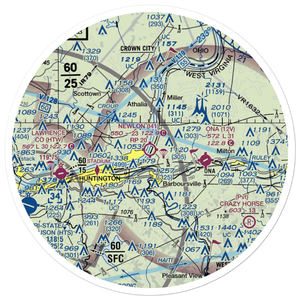 Robert Newlon Field (I41) VFR Sectional Sticker (30 mile)