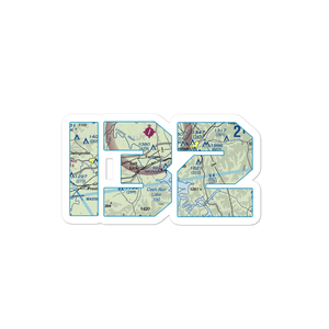 Old Morehead-Rowan County Airport (I32) VFR Sectional Sticker