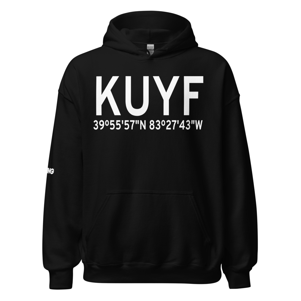 Madison County Airport (KUYF) ICAO Hoodie Sweatshirt 