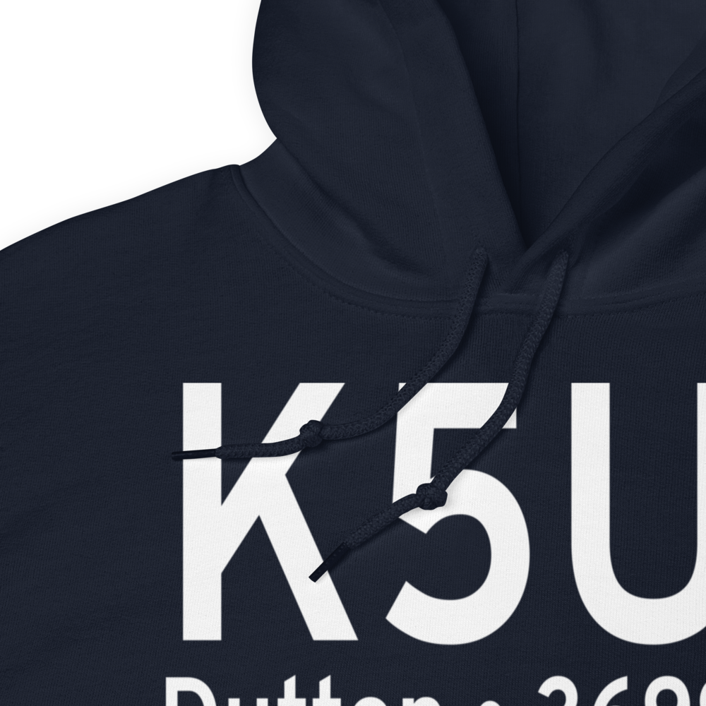 Dutton Airport (K5U1) ICAO Hoodie Sweatshirt 