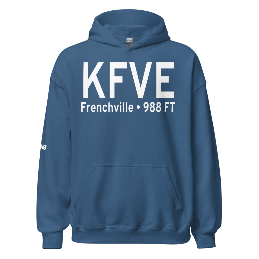 Northern Aroostook Regional Airport (KFVE) ICAO Hoodie Sweatshirt 