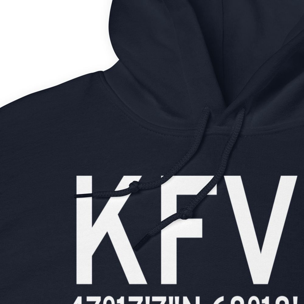 Northern Aroostook Regional Airport (KFVE) ICAO Hoodie Sweatshirt 
