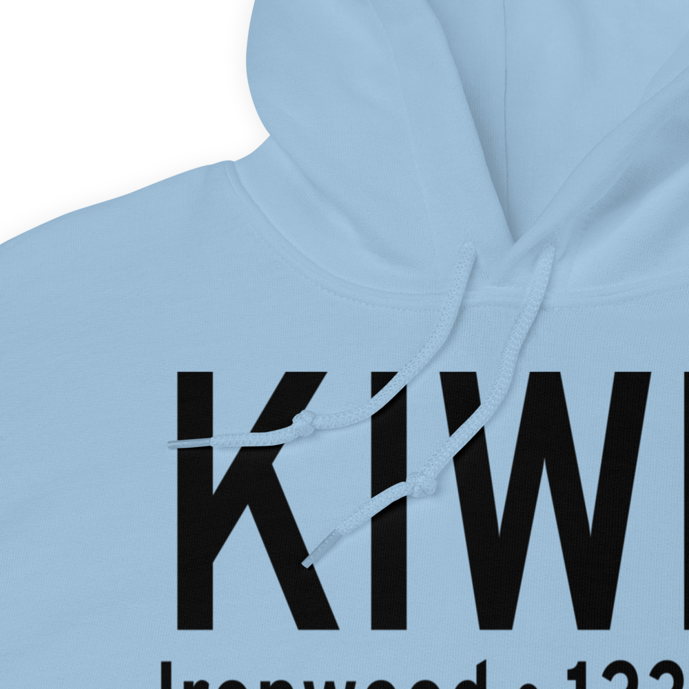 Gogebic Iron County Airport (KIWD) ICAO Hoodie Sweatshirt 