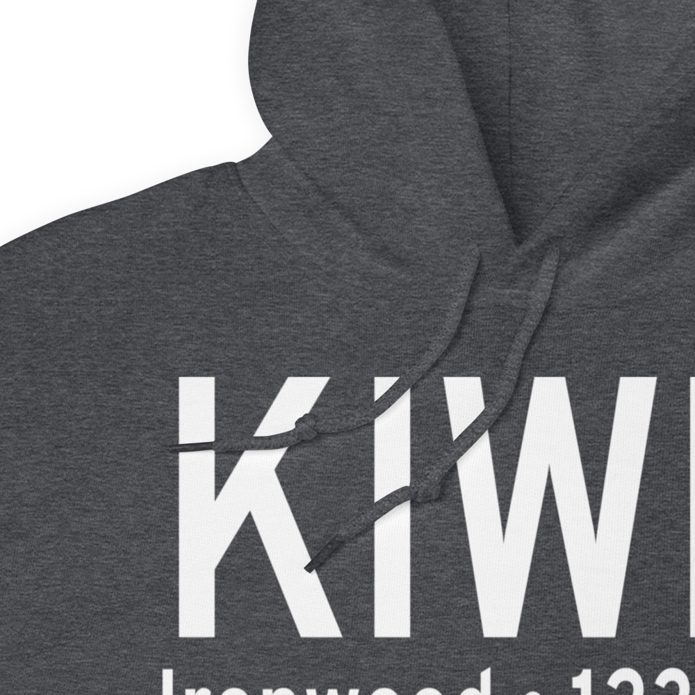Gogebic Iron County Airport (KIWD) ICAO Hoodie Sweatshirt 