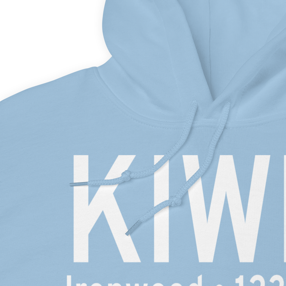 Gogebic Iron County Airport (KIWD) ICAO Hoodie Sweatshirt 