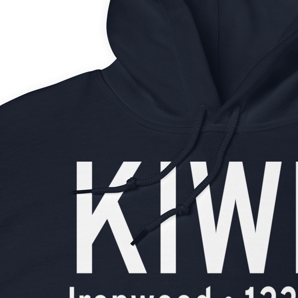 Gogebic Iron County Airport (KIWD) ICAO Hoodie Sweatshirt 