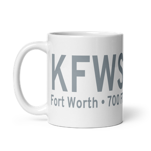 Fort Worth Spinks Airport (KFWS) ICAO Mug