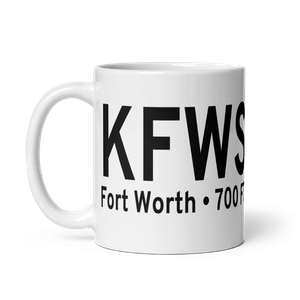 Fort Worth Spinks Airport (KFWS) ICAO Mug