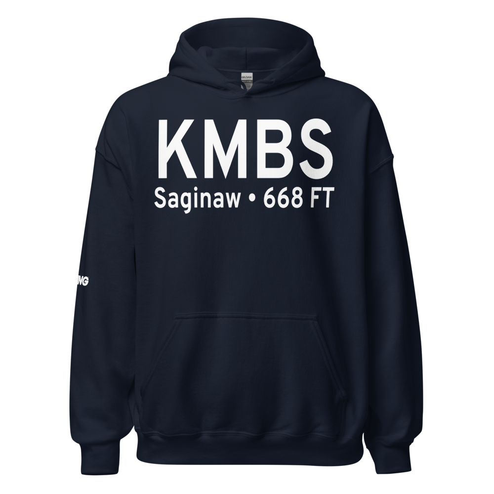 MBS International Airport (KMBS) ICAO Hoodie Sweatshirt 