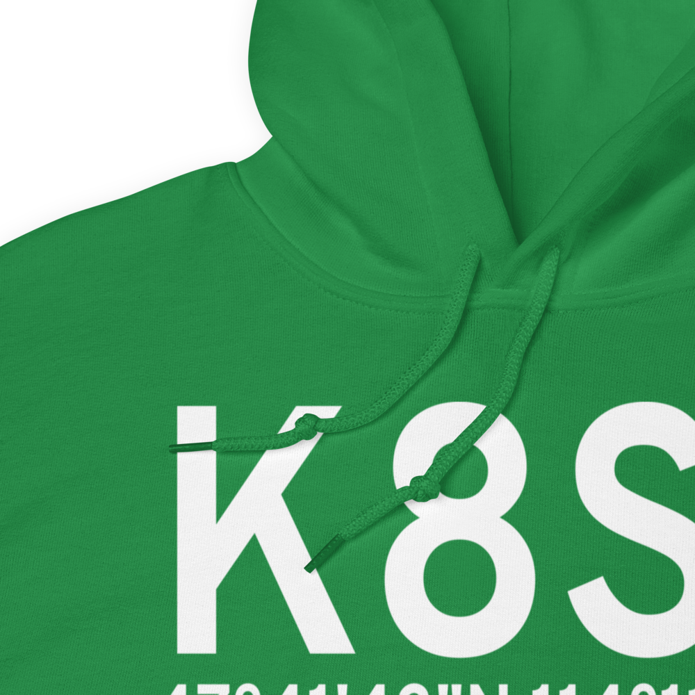 Polson Airport (K8S1) ICAO Hoodie Sweatshirt 