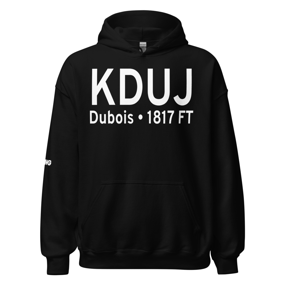 DuBois Regional Airport (KDUJ) ICAO Hoodie Sweatshirt 