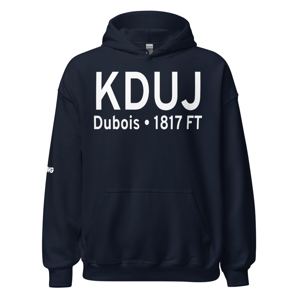 DuBois Regional Airport (KDUJ) ICAO Hoodie Sweatshirt 