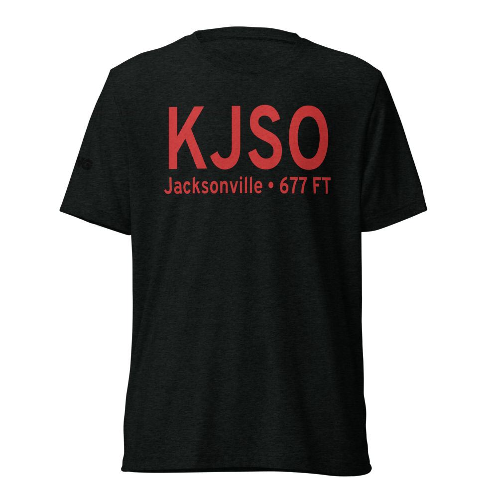 Cherokee County Airport (KJSO) ICAO Tri-blend T-Shirt 