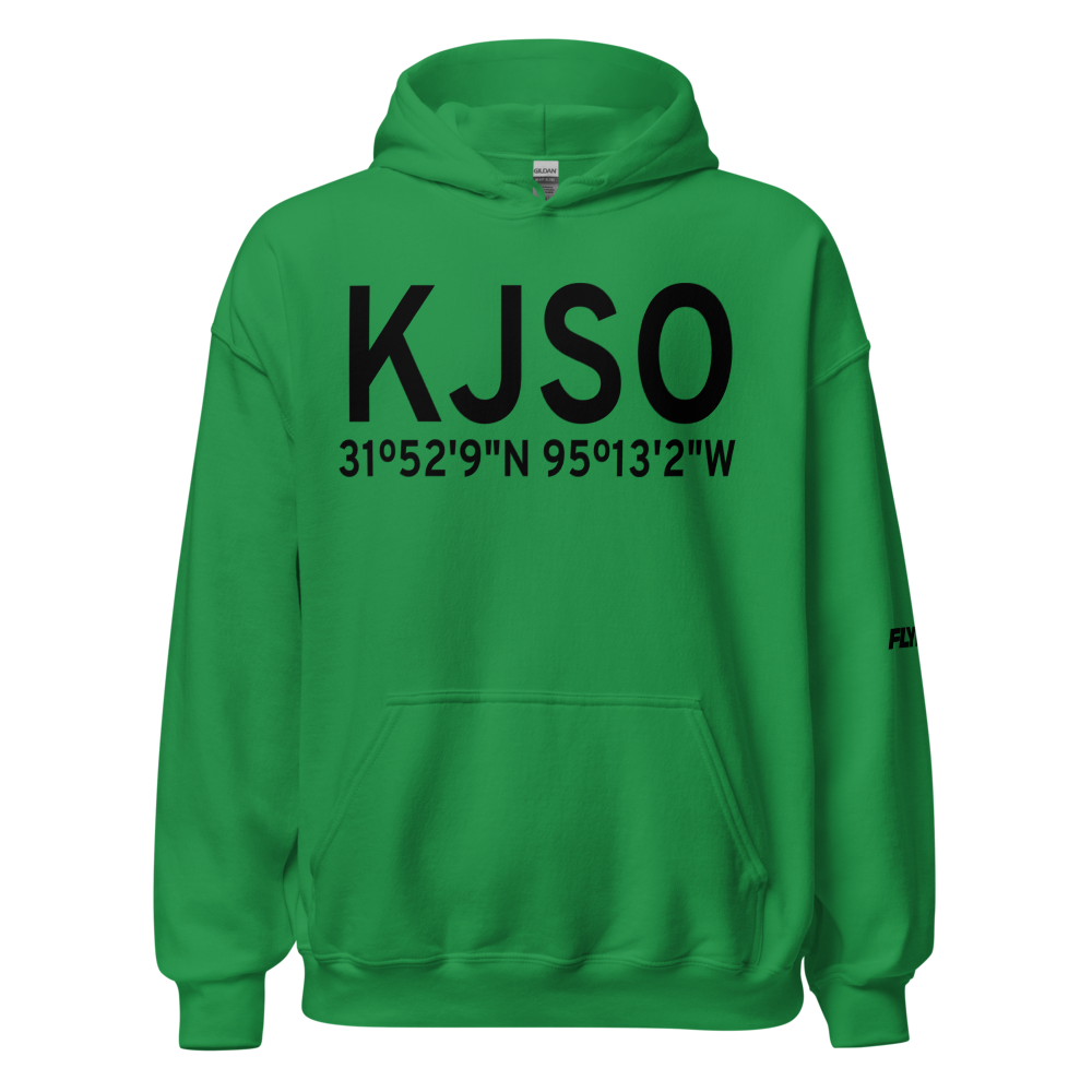 Cherokee County Airport (KJSO) ICAO Hoodie Sweatshirt 