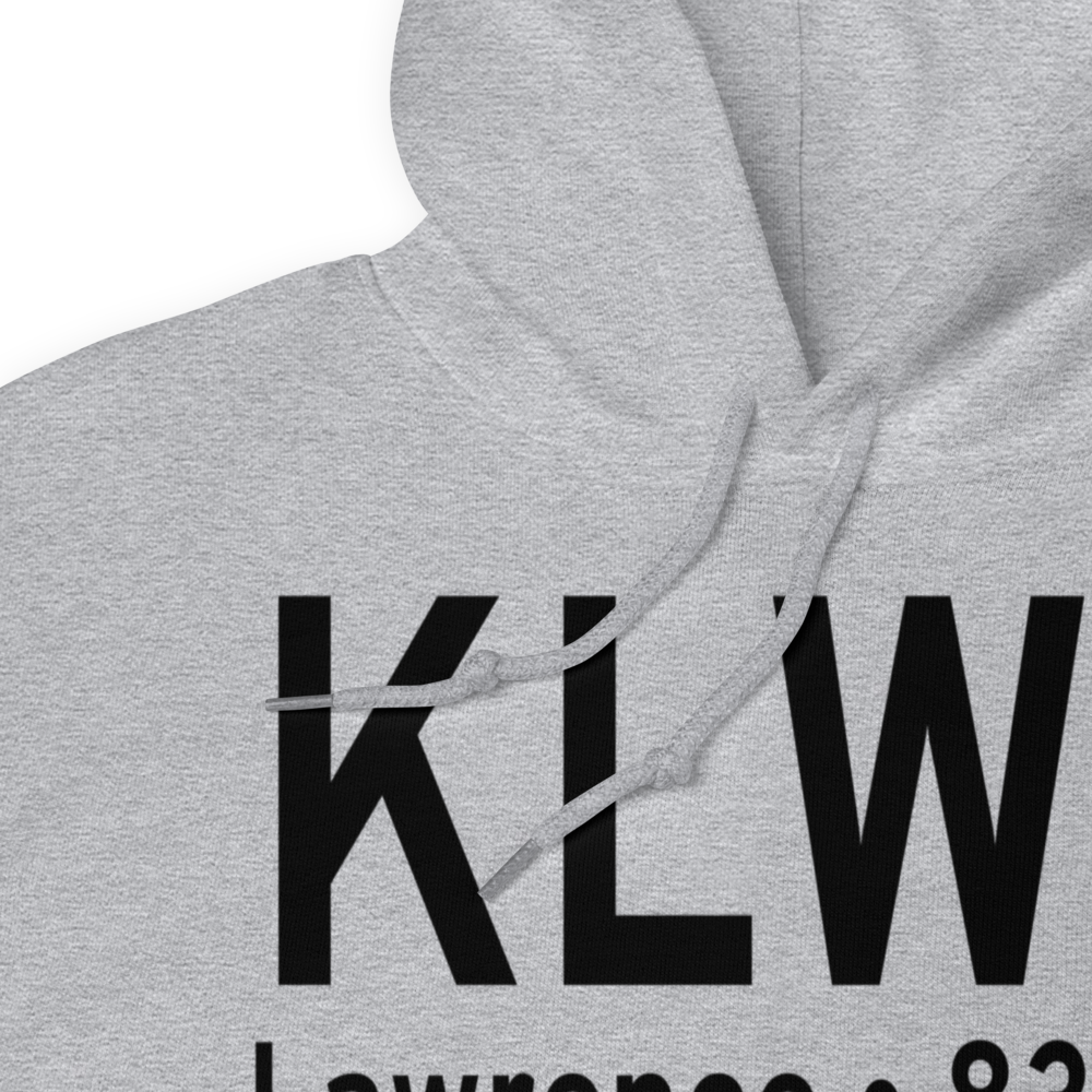 Lawrence Municipal Airport (KLWC) ICAO Hoodie Sweatshirt 