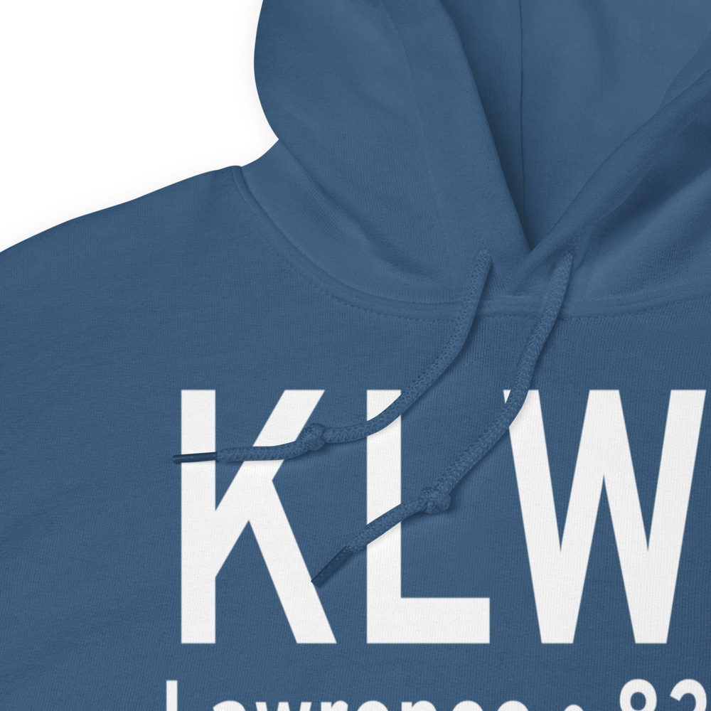 Lawrence Municipal Airport (KLWC) ICAO Hoodie Sweatshirt 