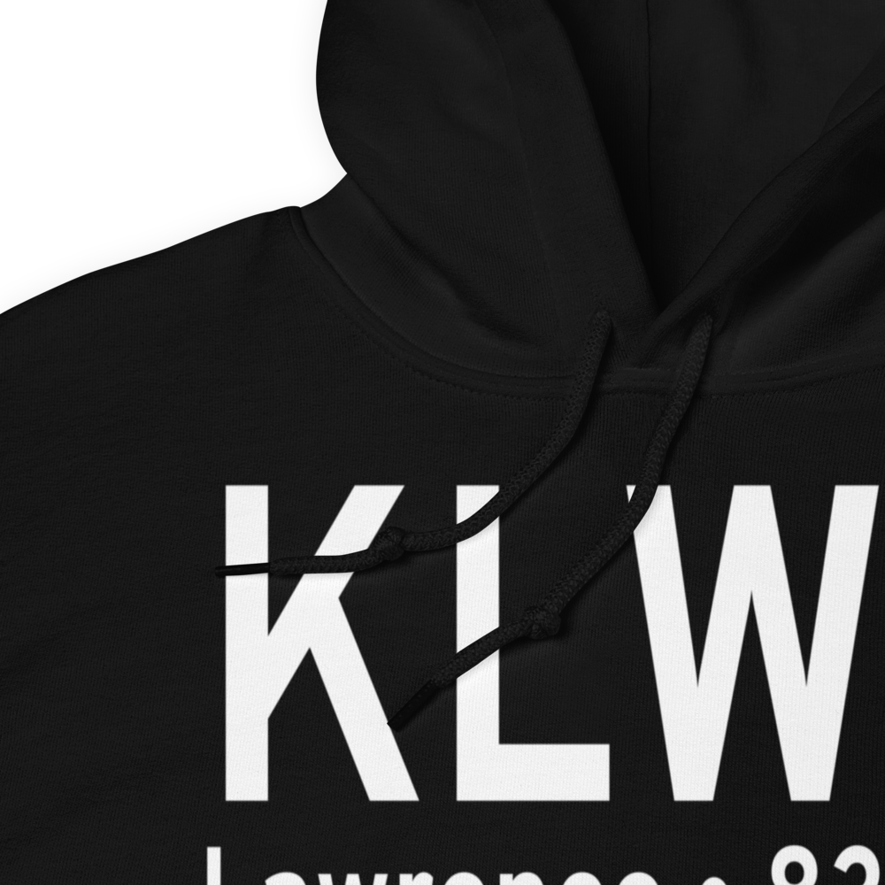 Lawrence Municipal Airport (KLWC) ICAO Hoodie Sweatshirt 
