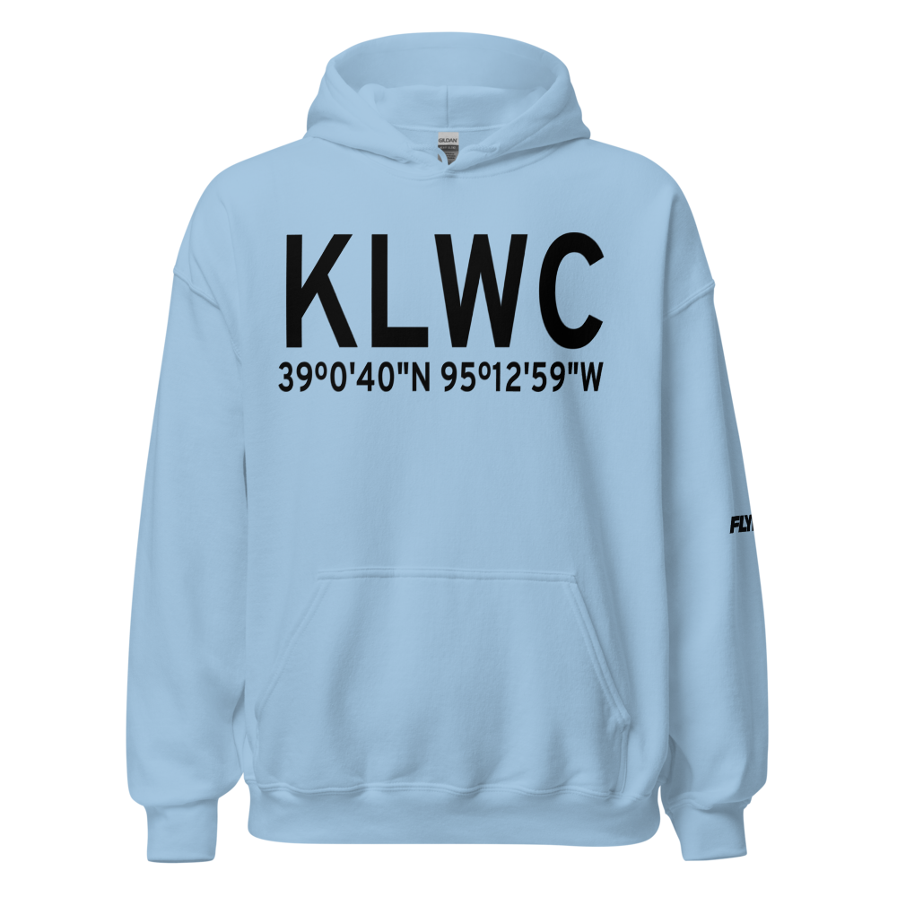Lawrence Municipal Airport (KLWC) ICAO Hoodie Sweatshirt 