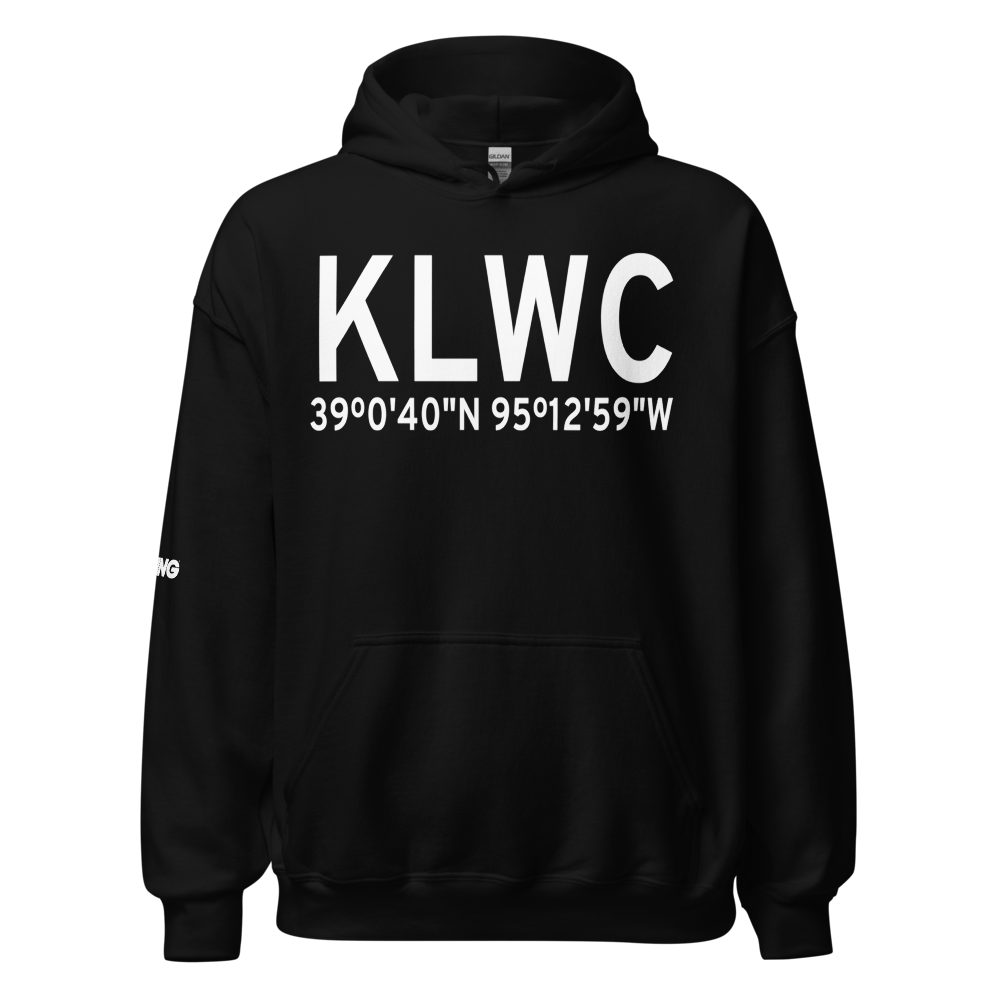 Lawrence Municipal Airport (KLWC) ICAO Hoodie Sweatshirt 