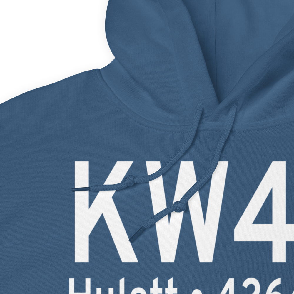 Hulett Municipal Airport (KW43) ICAO Hoodie Sweatshirt 