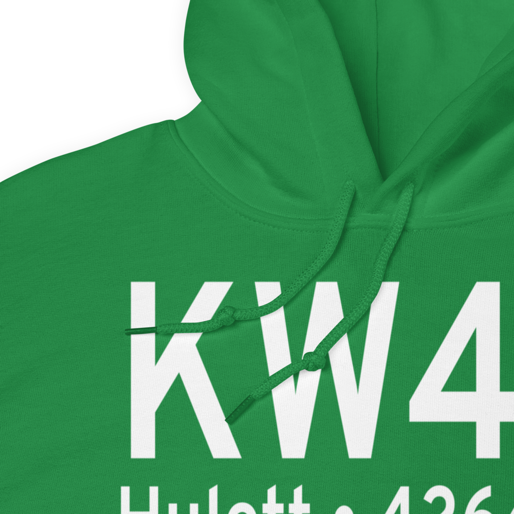 Hulett Municipal Airport (KW43) ICAO Hoodie Sweatshirt 