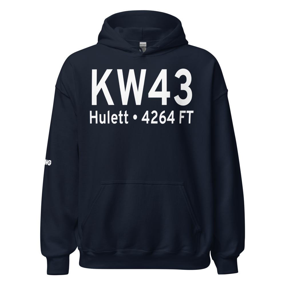 Hulett Municipal Airport (KW43) ICAO Hoodie Sweatshirt 