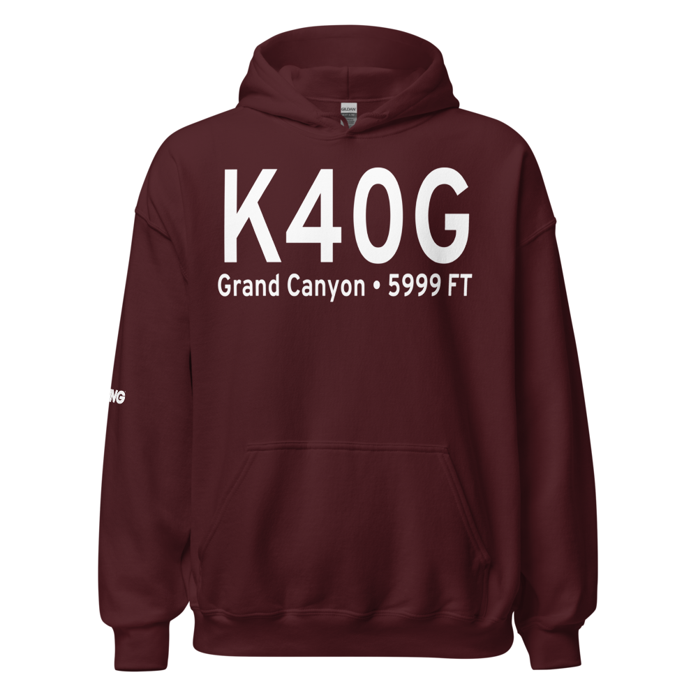 Valle Airport (K40G) ICAO Hoodie Sweatshirt 