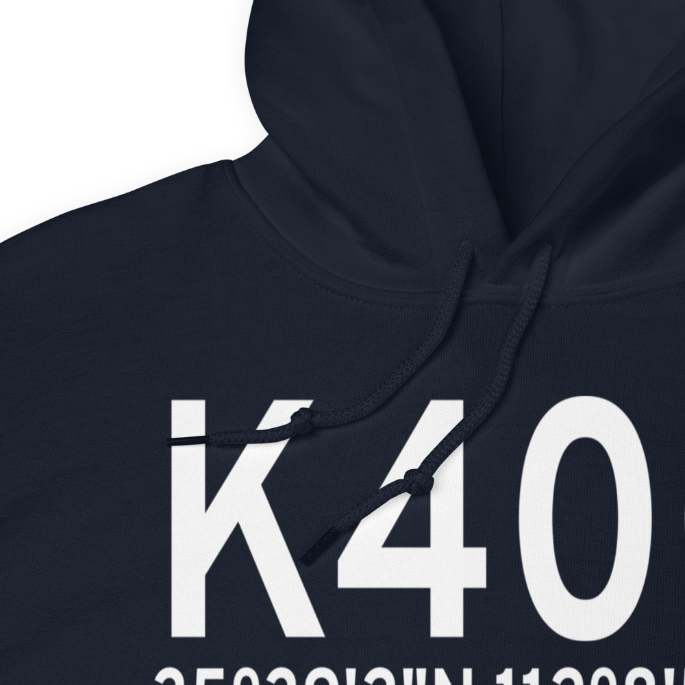 Valle Airport (K40G) ICAO Hoodie Sweatshirt 
