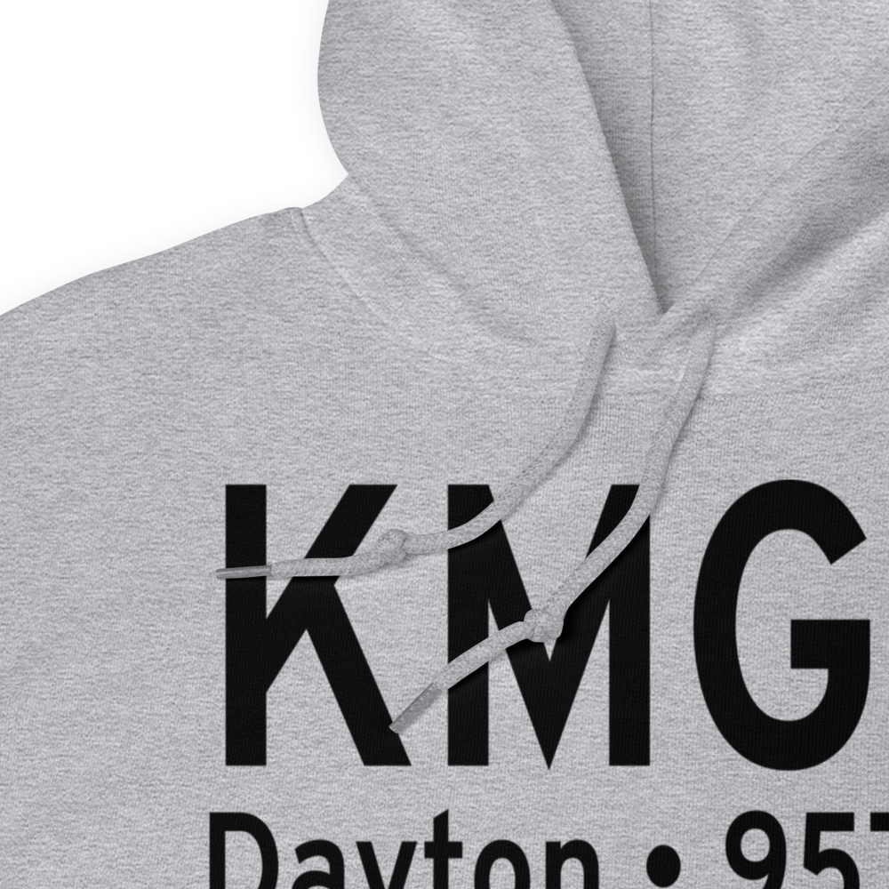 Dayton-Wright Brothers Airport (KMGY) ICAO Hoodie Sweatshirt 