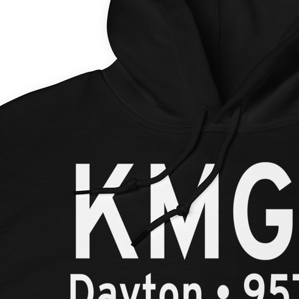 Dayton-Wright Brothers Airport (KMGY) ICAO Hoodie Sweatshirt 
