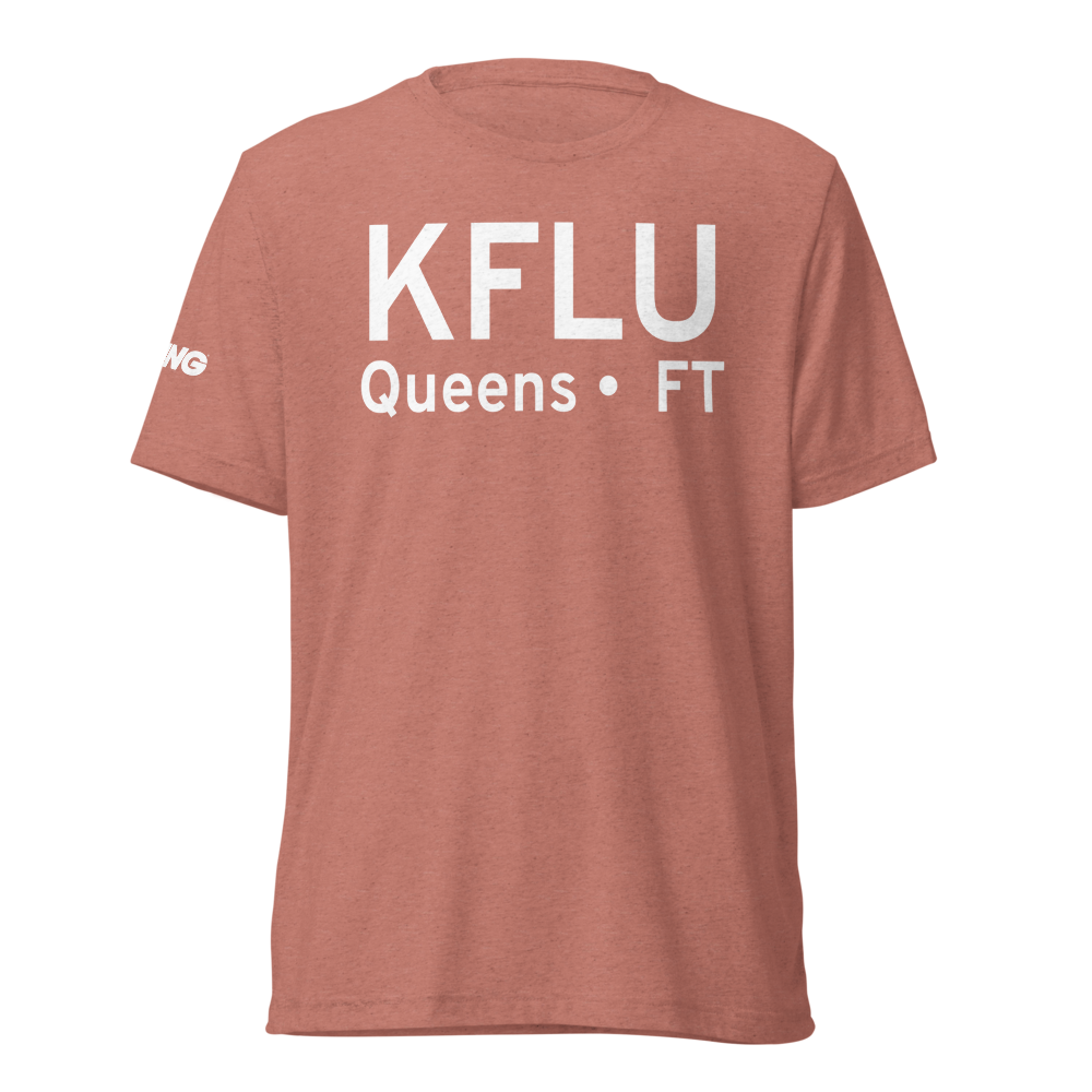 Flushing Airport (KFLU) ICAO Tri-blend T-Shirt 
